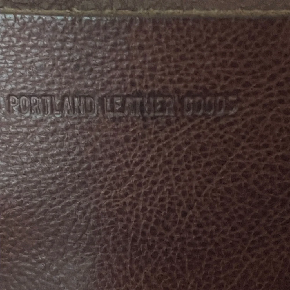 Portland Leather Rich Brown Tote - Picture 3 of 10